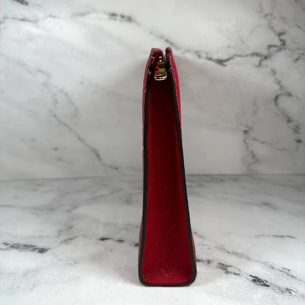 Louis Vuitton Scarlet Toiletry Pouch 26 Clutch bag Pochette Monogram Leather LV - Picture 4 of 13